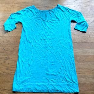 Turquoise Lilly Pulitzer T-Shirt Dress